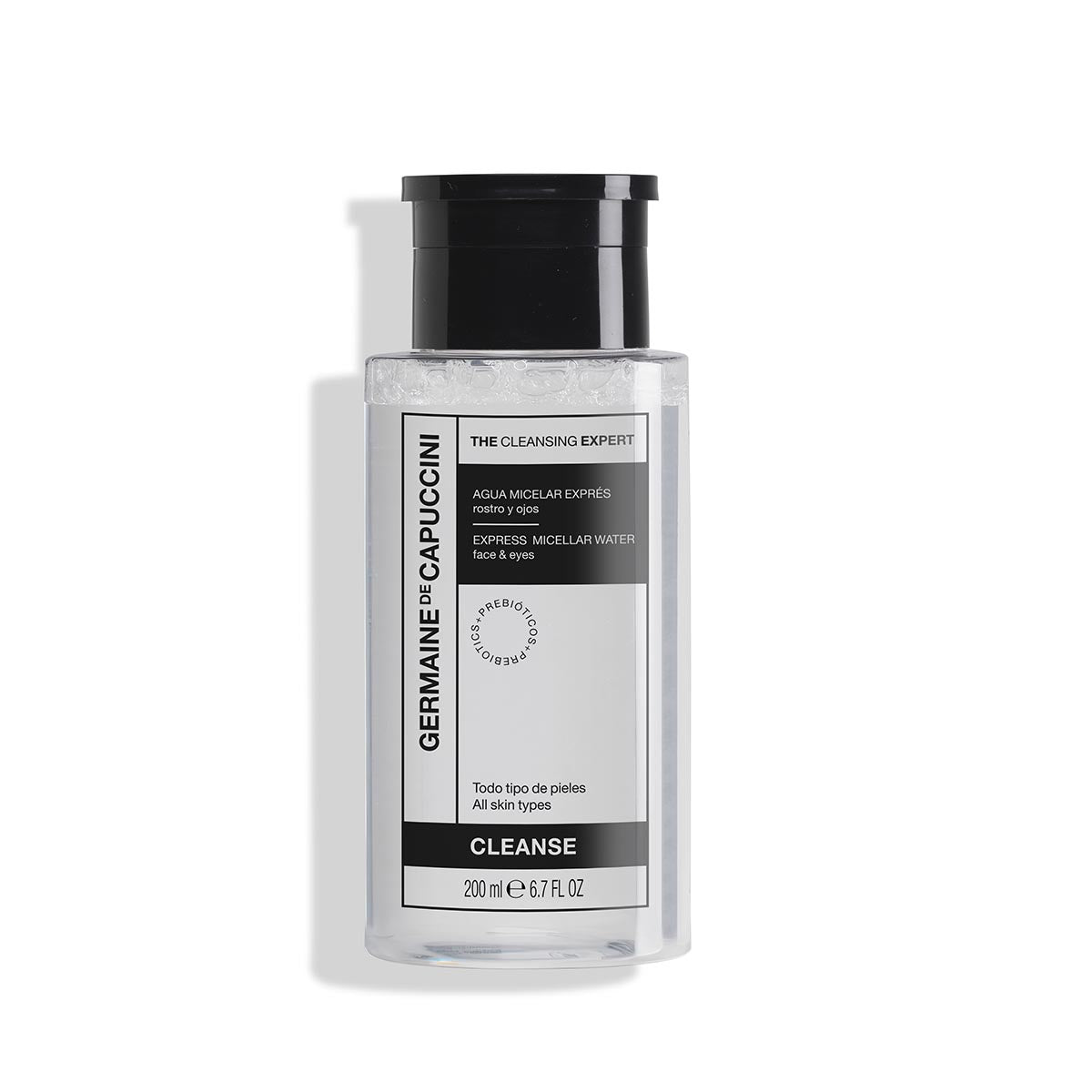 Germaine de Capuccini The Cleansing Expert EXPRESS MICELLAR WATER FACE & EYES Экспресс мицеллярная вода для лица и глаз 200 мл
