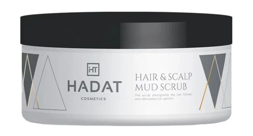Hadat Cosmetics Hair and Scap Mud Scrub - Очищающий скраб с морской солью для волос и кожи головы
